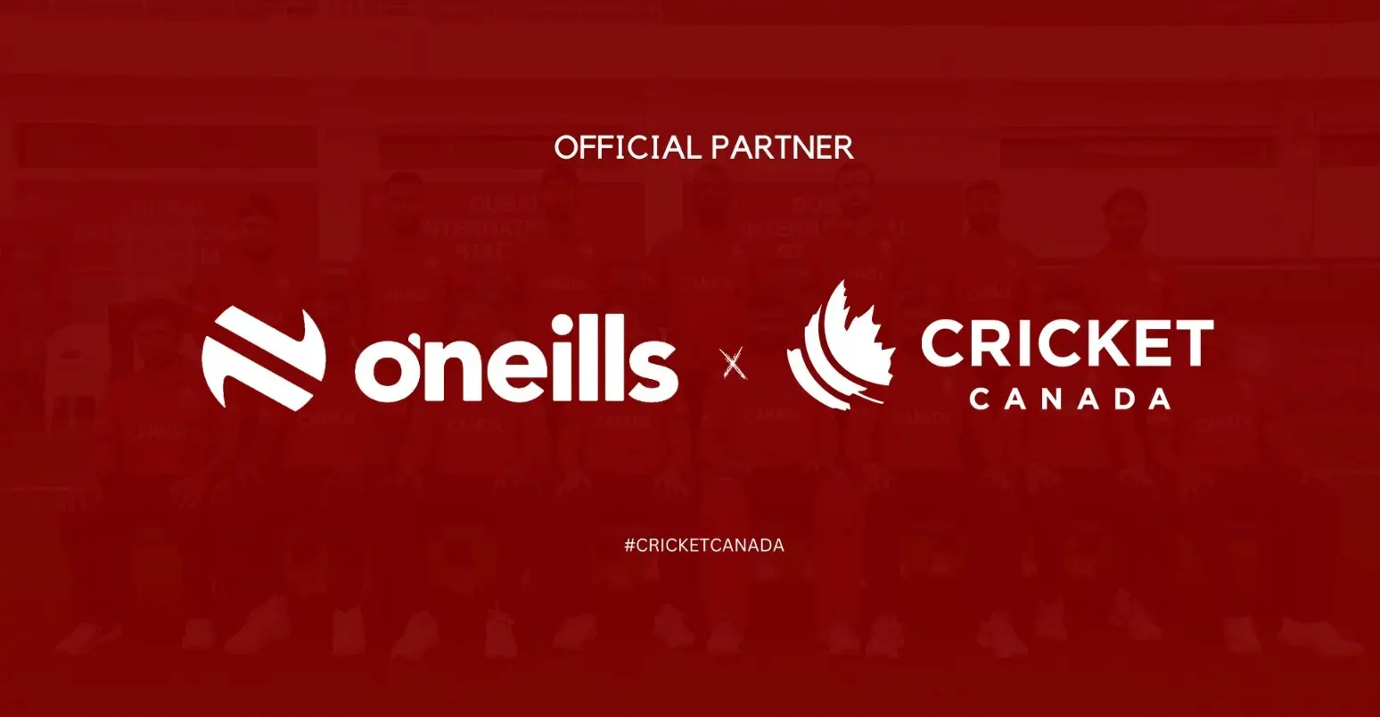 Cricket Canada Teams Up with O'Neills Sportswear ,Photo Cricket Canada