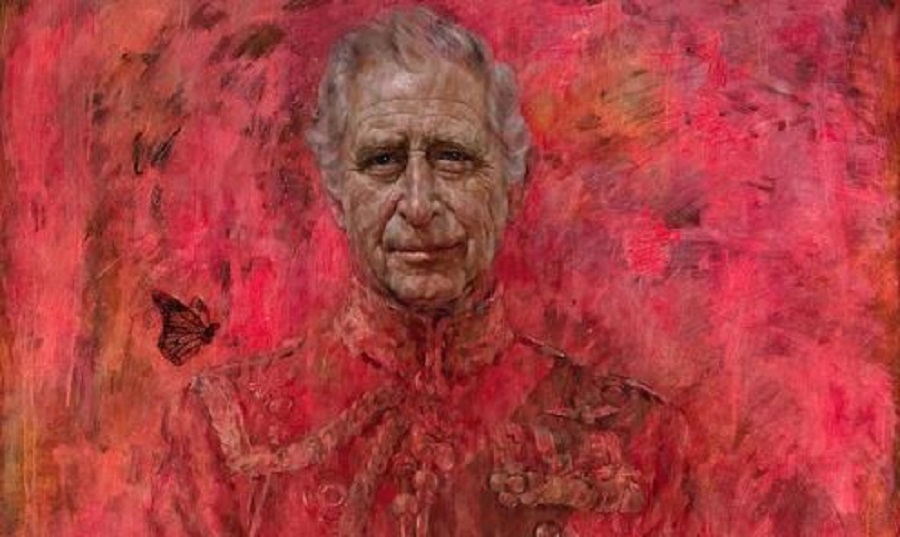 Stirring Reactions First Portrait of King Charles III Unveiled,Photo X