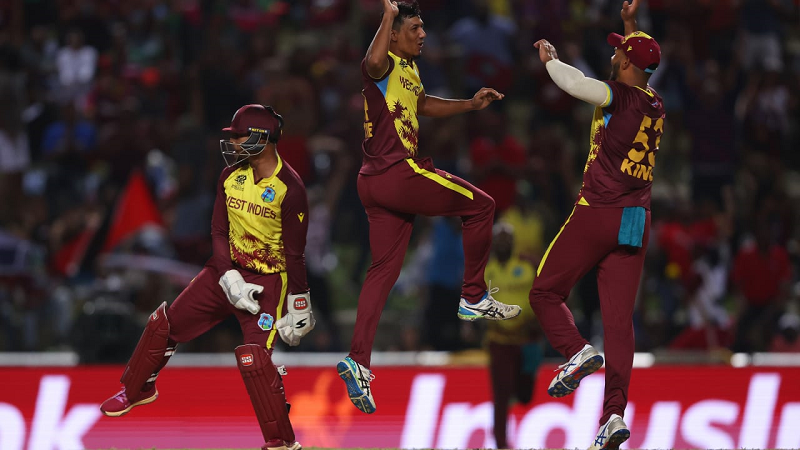 West Indies Clinch Victory Move Forward in T20 World Cup,Photo ICC